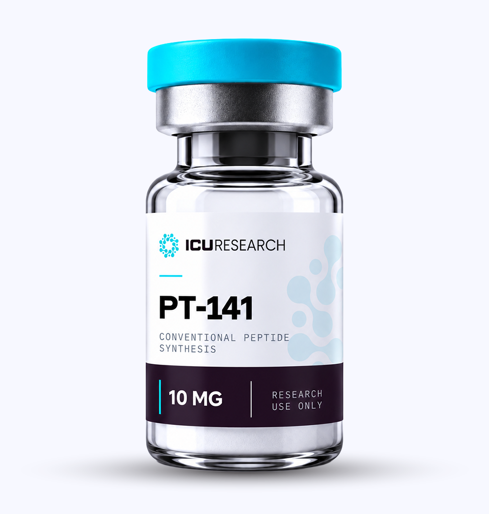 ICU RESEARCH PT-141 10 MG research peptide vial