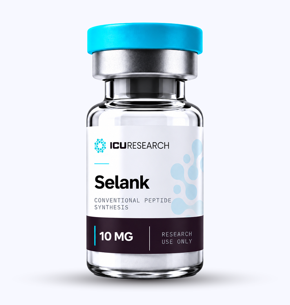 ICU RESEARCH Selank 10 MG research peptide vial
